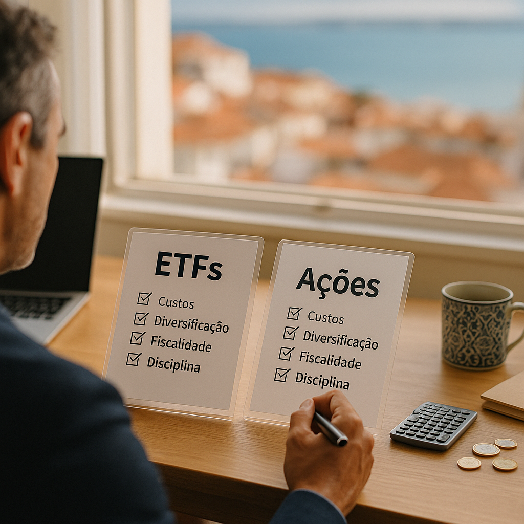 ETF ou ações individuais: qual a melhor escolha para investidores portugueses