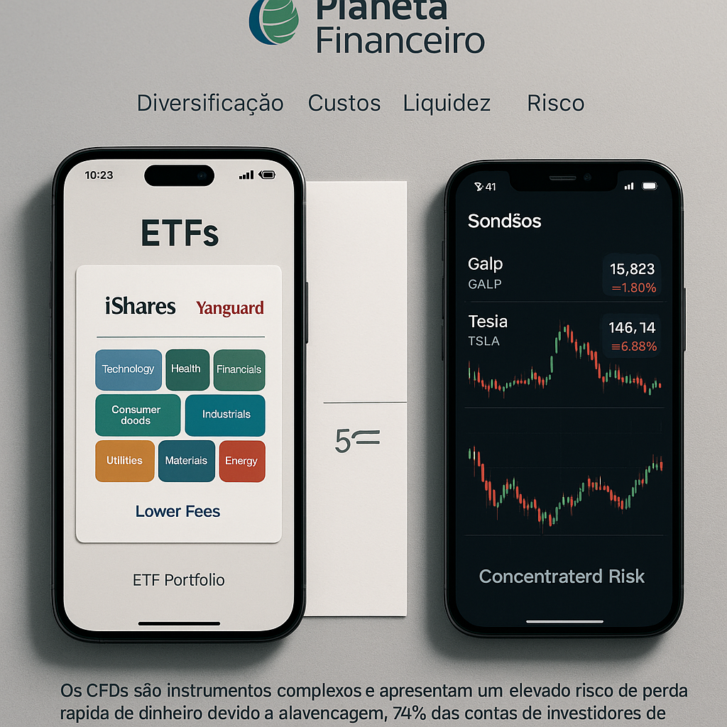 Diferenças entre ETF e ações individuais
